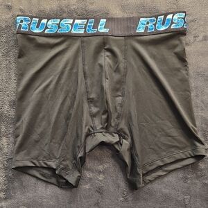 Russell Athletic Black Boxer Briefs Moisture-Wicking Comfort